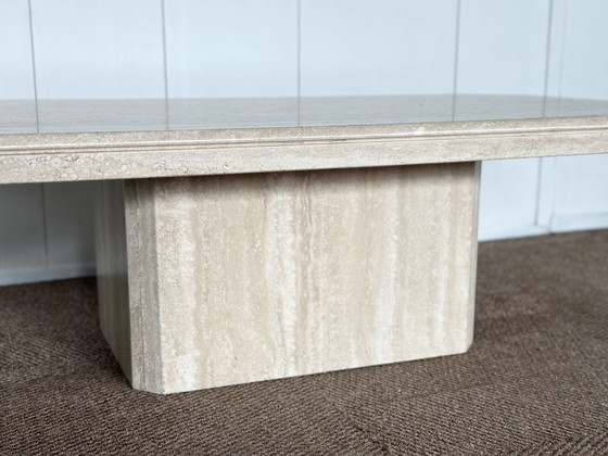 Image 1 of Vintage travertine coffeetable