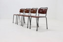 4 x Vintage Gispen 106 Eetkamerstoel