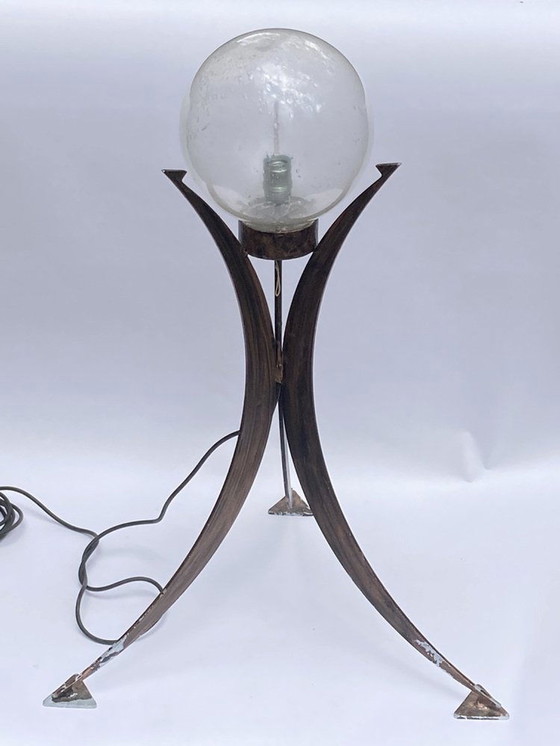 Image 1 of Brutalistische driepoot vloerlamp, Duitsland, 1970S