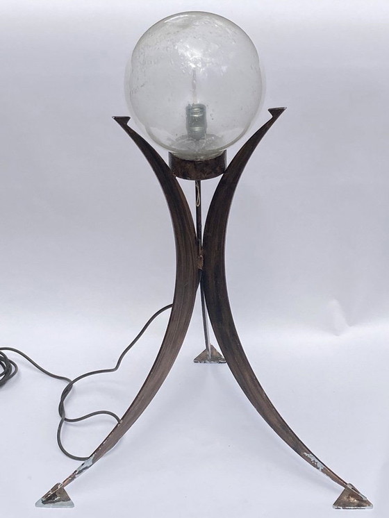 Image 1 of Brutalistische driepoot vloerlamp, Duitsland, 1970S