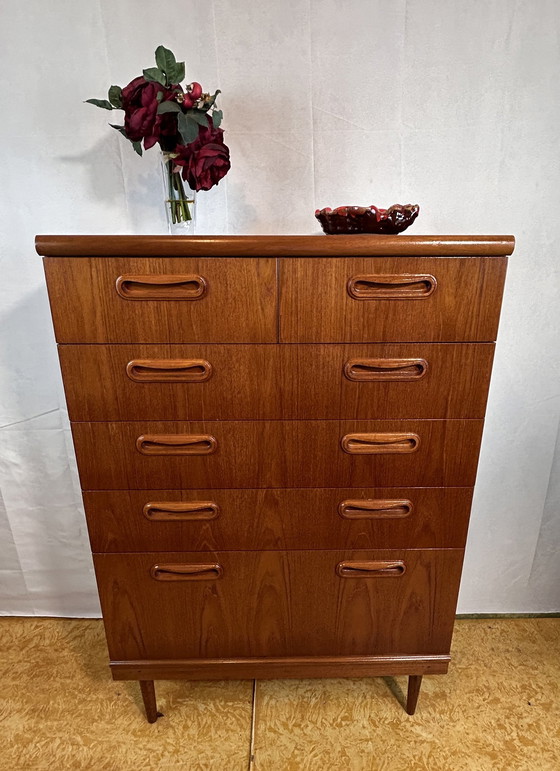 Image 1 of Mid Century Retro Vintage Teak ladekast Gplan 1960-1970