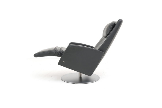 Image 1 of Rolf Benz Lse 5800 fauteuil relaxfunctie leer antracietbruin