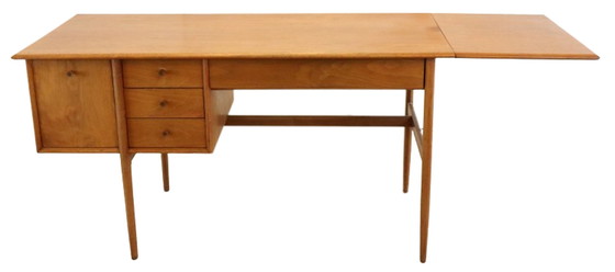 Image 1 of Drexel Parallel Series drop leaf bureau 'Bakersfield' vintage