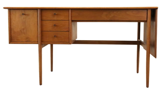 Image 1 of Drexel Parallel Series drop leaf bureau 'Bakersfield' vintage