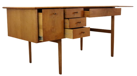 Image 1 of Drexel Parallel Series drop leaf bureau 'Bakersfield' vintage