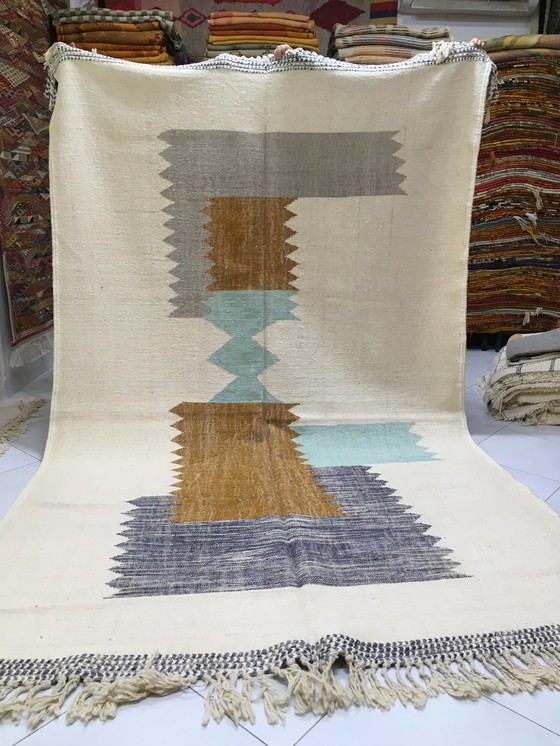 Image 1 of Kelim Boujad Berbers tapijt 3m20 x 2m00