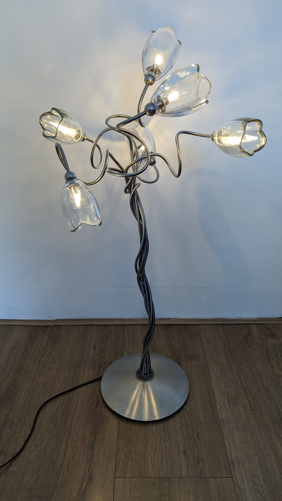 Image 1 of Harco loor bloemenlamp