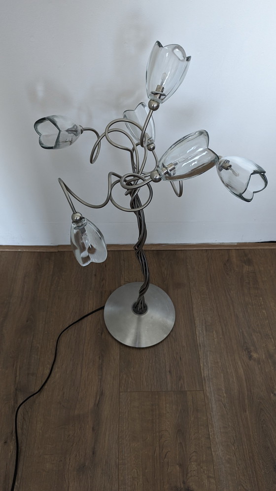 Image 1 of Harco loor bloemenlamp