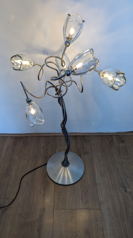 Image 1 of Harco loor bloemenlamp