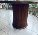 Vintage ronde eettafel Palissanderhout