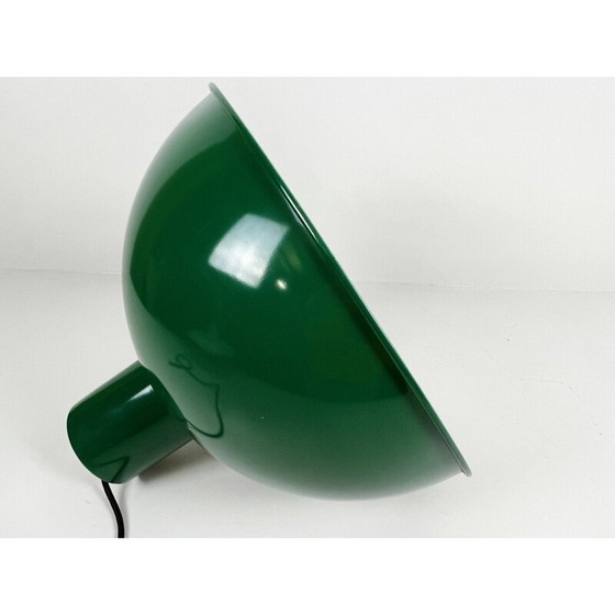 Image 1 of Deense vintage groene Maxi Bunker hanglamp door Jo Hammerborg voor Fog en Morup, 1970