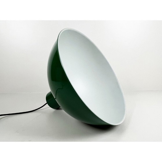 Image 1 of Deense vintage groene Maxi Bunker hanglamp door Jo Hammerborg voor Fog en Morup, 1970