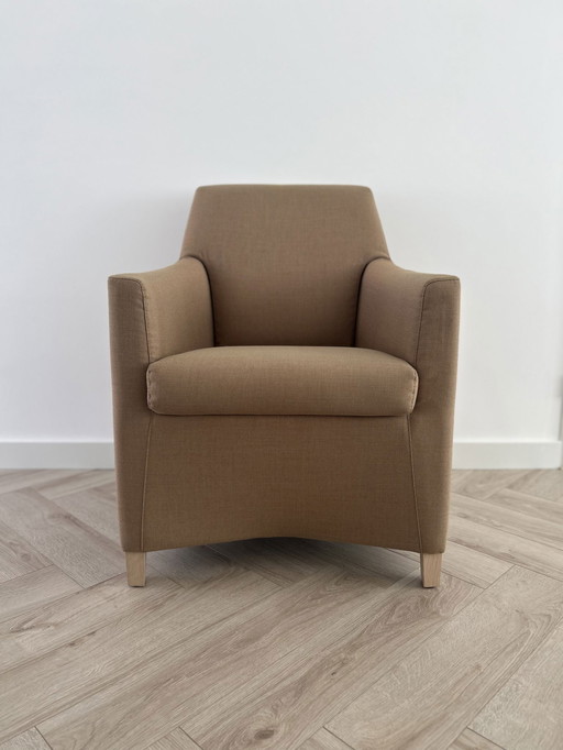 Leolux Calinda Taupe Fauteuil