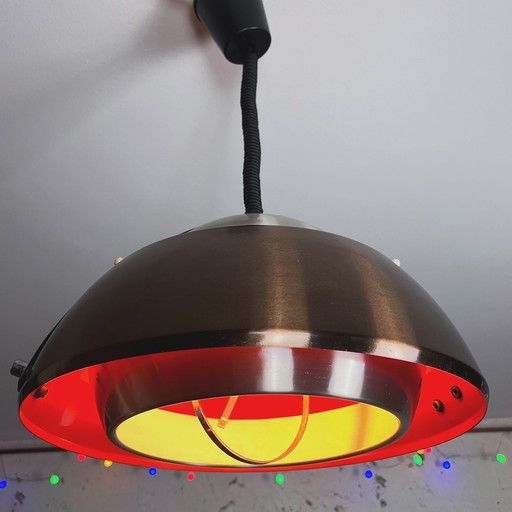 Vintage Space-Age hanglamp Lakro Design 