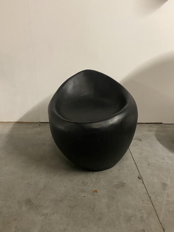 Image 1 of Breit Egg Chair zwart hout