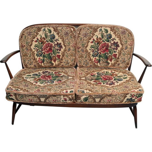 Vintage 2-zits britishsofa van Luigi Ercolani voor Ercol, jaren 1950