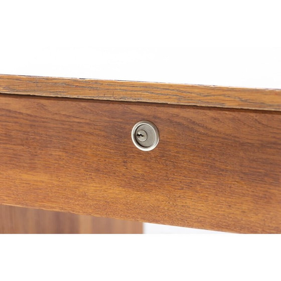 Image 1 of Vintage notenhouten en formica bureau, Tsjechië 1960