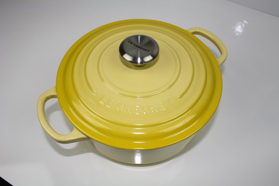 Image 1 of Gele Le Creuset braadpan