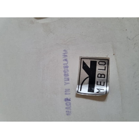 Image 1 of Vintage paraplubak met spiegel en plank Meblo, 1970