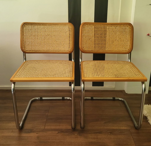 2x Thonet Cesca stoel