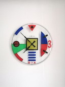 Vintage wandklok Nextime Memphis