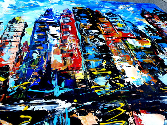 Image 1 of Jovan Srijemac - Abstracte kleuren van Manhattan