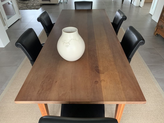 Image 1 of Handgemaakte eetkamer tafel