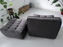 Ethnicraft fauteuil + hocker