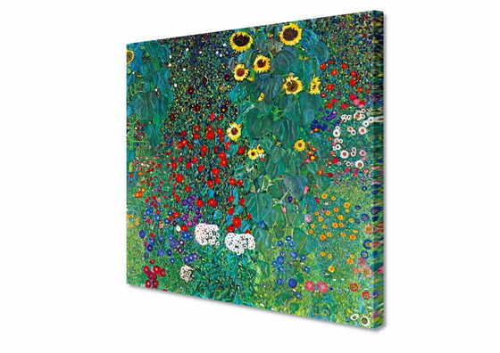 Image 1 of Gustav Klimt - Country garden with sunflowers