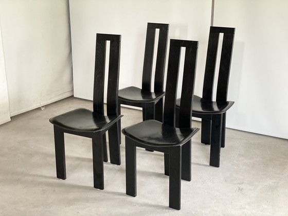 Image 1 of 4x Pietro Constantini stoelen