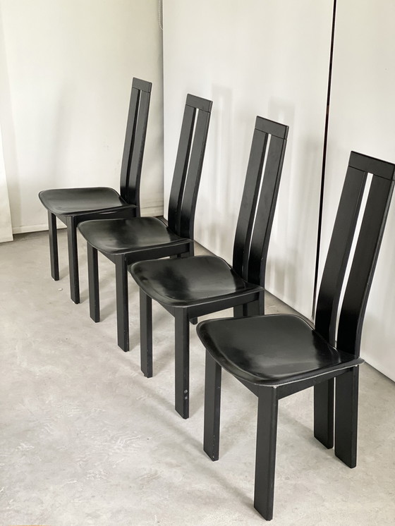 Image 1 of 4x Pietro Constantini stoelen