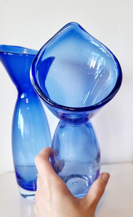 Image 1 of 2x Vintage Iittala vaas