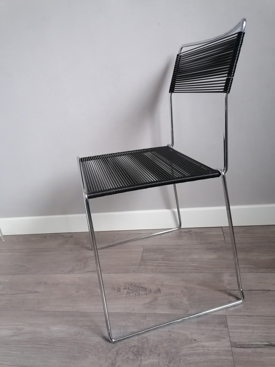 Image 1 of 4x Giandomenico Belotti spaghetti chair