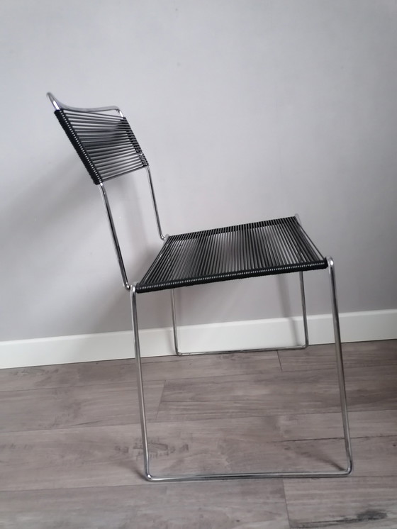 Image 1 of 4x Giandomenico Belotti spaghetti chair