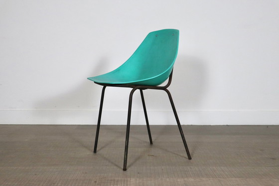 Image 1 of 7x Meurop Coquillage stoelen van Pierre Guariche