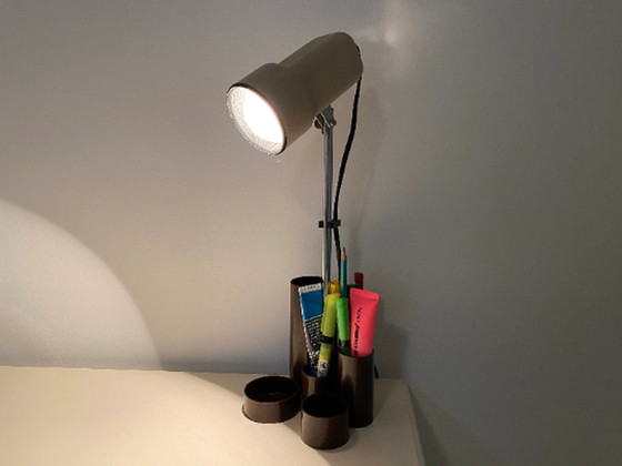 Image 1 of Vintage bureaulamp met pennenbakje - Eichhoff Design Duitsland