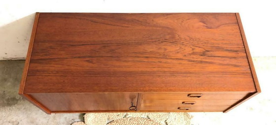 Image 1 of Vintage Deens lowboard, dressoir, jaren 60