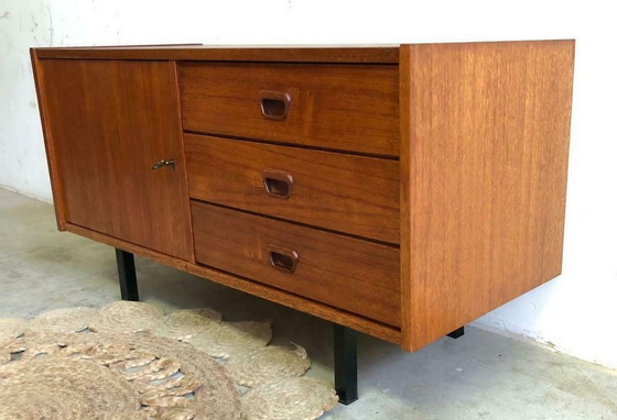 Image 1 of Vintage Deens lowboard, dressoir, jaren 60