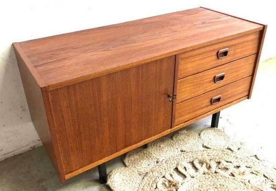 Image 1 of Vintage Deens lowboard, dressoir, jaren 60