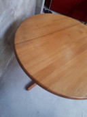 Vintage ronde deense tafel