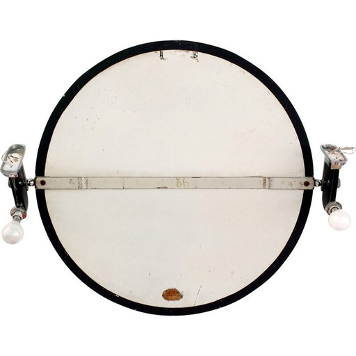 Vintage wandspiegel kantelbaar Osvaldo Borsani Metalvetro Galvorame Siena 1930