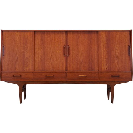 Vintage teakhouten highboard van Børge Seindal, 1960