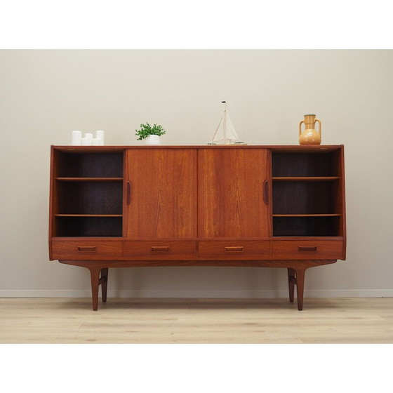 Image 1 of Vintage teakhouten highboard van Børge Seindal, 1960