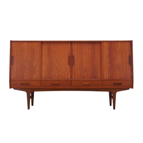 Image 1 of Vintage teakhouten highboard van Børge Seindal, 1960