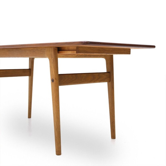 Image 1 of Vintage uitschuifbare tafel in teak gefineerd, jaren 1950