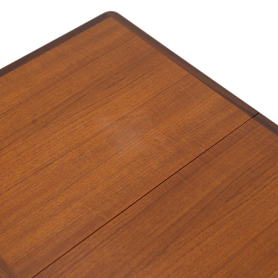Image 1 of Vintage uitschuifbare tafel in teak gefineerd, jaren 1950