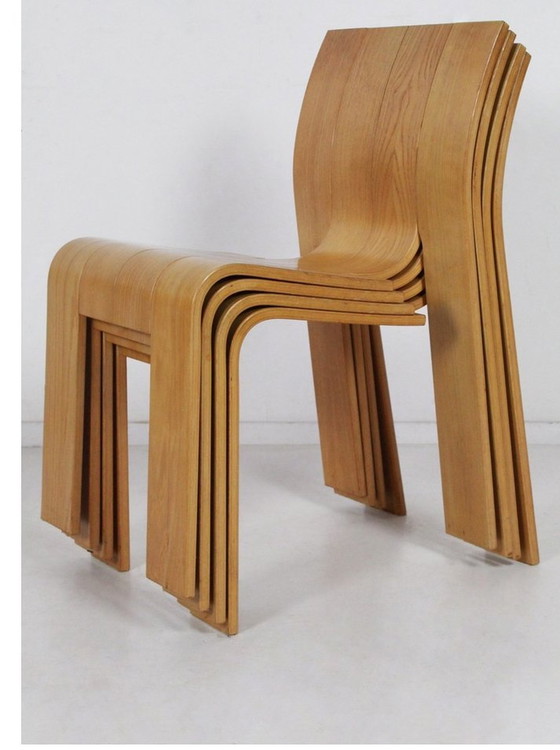 Image 1 of Strip Chairs By Gijs Bakker For Castelijn, 70'S