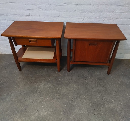 Nachtkastjes – Teak – Vintage 