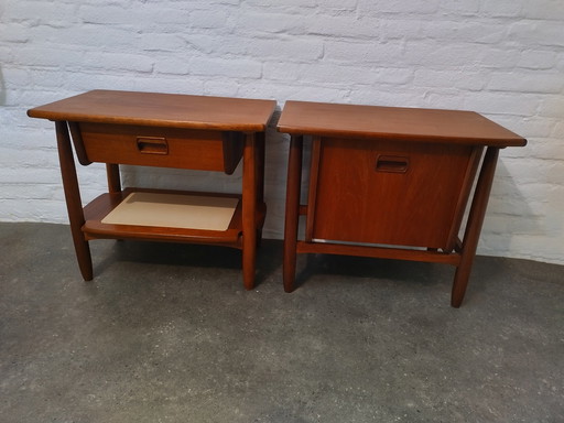 Nachtkastjes – Teak – Vintage 