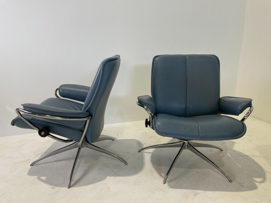 Image 1 of design 3-zitsbank + 2x design fauteuils